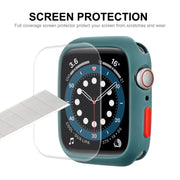 ENKAY  TPU Case  + Full Coverage PET Screen Protector For Apple Watch Series 8 / 7 45mm(Translucent) - Watch Cases by ENKAY