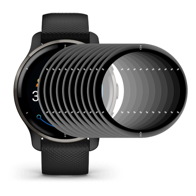 10 PCS Compatible with Garmin Venu 2 Plus ENKAY Hat-Prince 3D Full Coverage Soft PC Edge + PMMA HD Protector Film