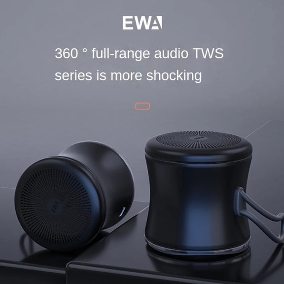 EWA A119 Portable Wireless Bluetooth IPX7 Mini TWS Speaker(Black)