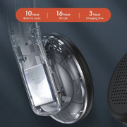 A50 Bass Stereo Wireless Bluetooth HIFI Headset with Mic(Black)