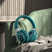 A51 USB Charging Wireless Bluetooth HIFI Stereo Headset with Mic(Green)