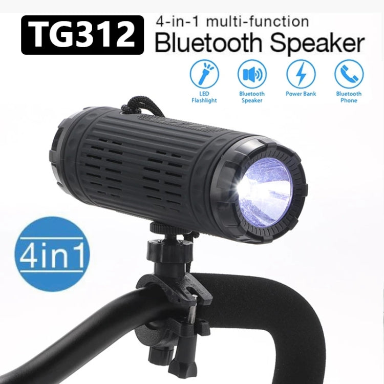T&G TG312 LED Outdoor Portable Multifunctional Wireless Bluetooth Speaker(Green)