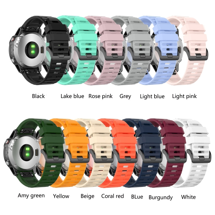 Compatible with Garmin Compatible witherunner 935 Silicone Watch Band(Gray)