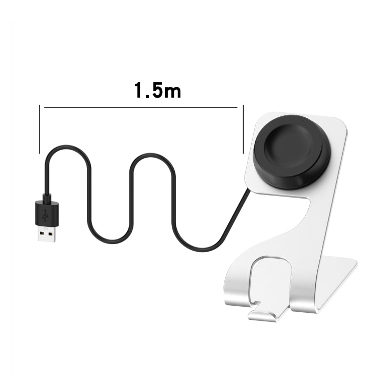 For Huawei Watch 3 Rotatable Magnetic Metal Charging Base(Gray)