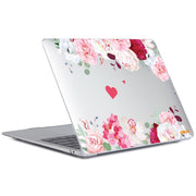 ENKAY Flower Series Pattern Laotop Protective Crystal Case For MacBook Pro 14.2 inch A2442 (2021)(Peony)