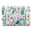 ENKAY Animal Series Pattern Laotop Protective Crystal Case For MacBook Pro 13.3 inch A1706 / A1708 / A1989 / A2159(Thin Cat) - MacBook Pro Cases by ENKAY | Online Shopping South Africa | PMC TechLife | Buy Now Pay Later Mobicred