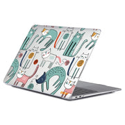 ENKAY Animal Series Pattern Laotop Protective Crystal Case For MacBook Pro 13.3 inch A1706 / A1708 / A1989 / A2159(Thin Cat)