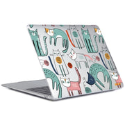ENKAY Animal Series Pattern Laotop Protective Crystal Case For MacBook Pro 13.3 inch A1706 / A1708 / A1989 / A2159(Thin Cat)