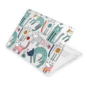 ENKAY Animal Series Pattern Laotop Protective Crystal Case For MacBook Pro 13.3 inch A1706 / A1708 / A1989 / A2159(Thin Cat)
