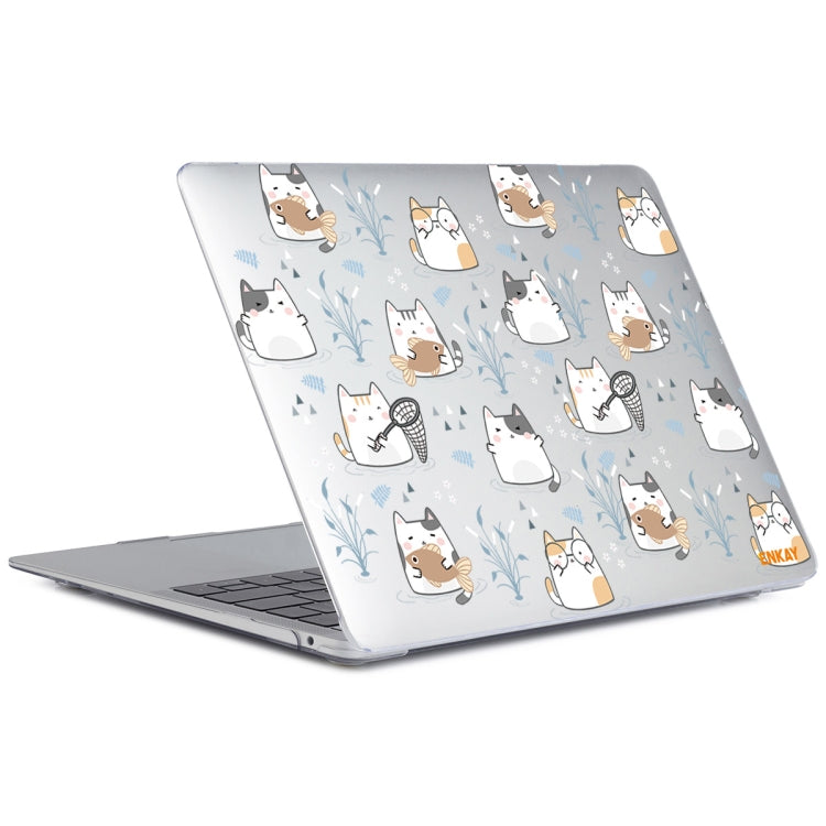 ENKAY Animal Series Pattern Laotop Protective Crystal Case For MacBook Pro 15.4 inch A1707 / A1990(Cute Cat)