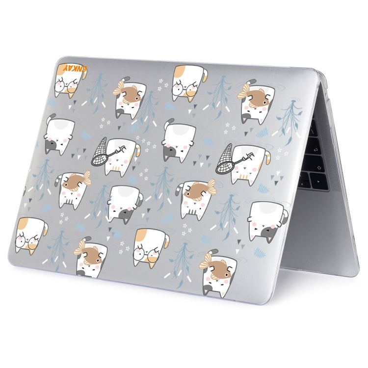 ENKAY Animal Series Pattern Laotop Protective Crystal Case For MacBook Pro 15.4 inch A1707 / A1990(Cute Cat)