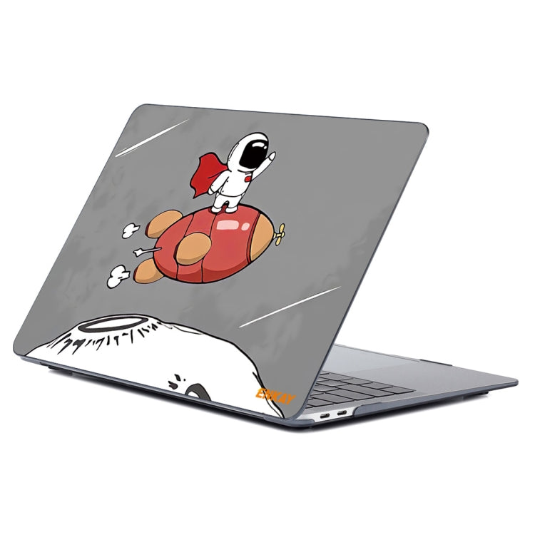 ENKAY Star Series Pattern Laotop Protective Crystal Case For MacBook Pro 13.3 inch A1706 / A1708 / A1989 / A2159(Rocket Astronaut)