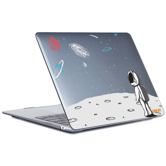 For MacBook Air 13.3 inch A1932 / A2179 / A2337 ENKAY Star Series Pattern Laotop Protective Crystal Case(Backpack Astronaut)
