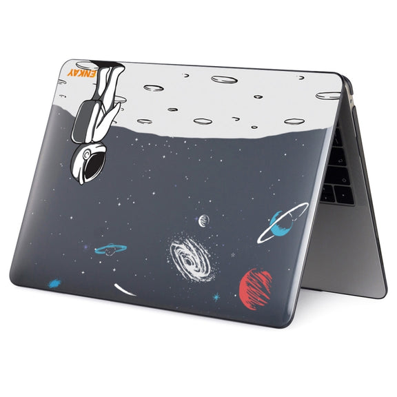 For MacBook Air 13.3 inch A1932 / A2179 / A2337 ENKAY Star Series Pattern Laotop Protective Crystal Case(Backpack Astronaut)