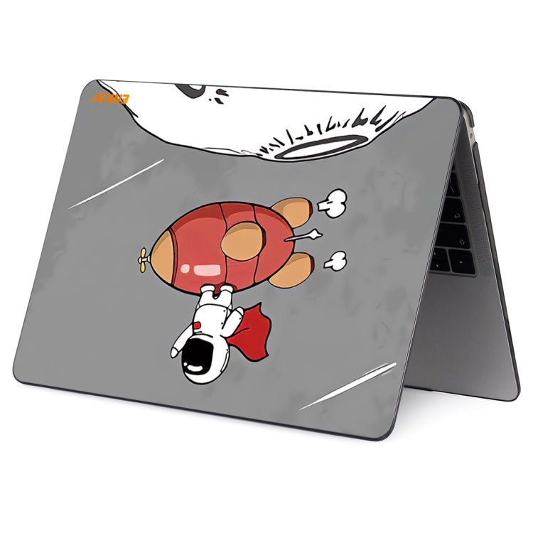 For MacBook Air 13.3 inch A1932 / A2179 / A2337 ENKAY Star Series Pattern Laotop Protective Crystal Case(Rocket Astronaut)
