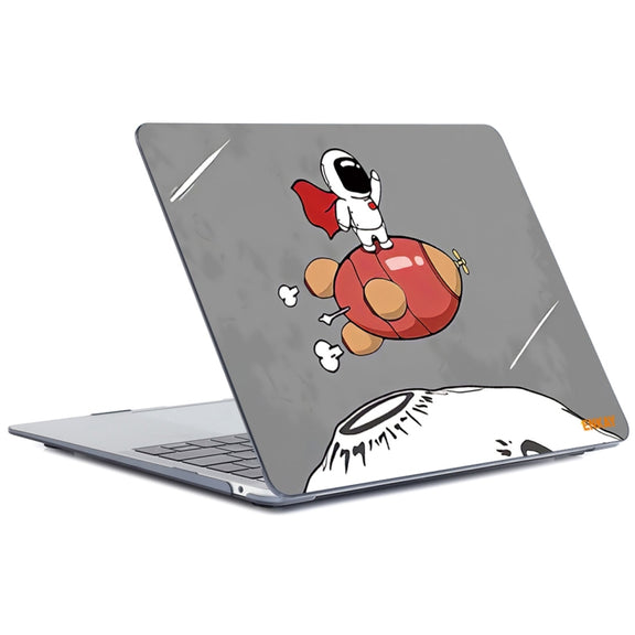 ENKAY Star Series Pattern Laotop Protective Crystal Case For MacBook Pro 14.2 inch A2442 (2021)(Rocket Astronaut)