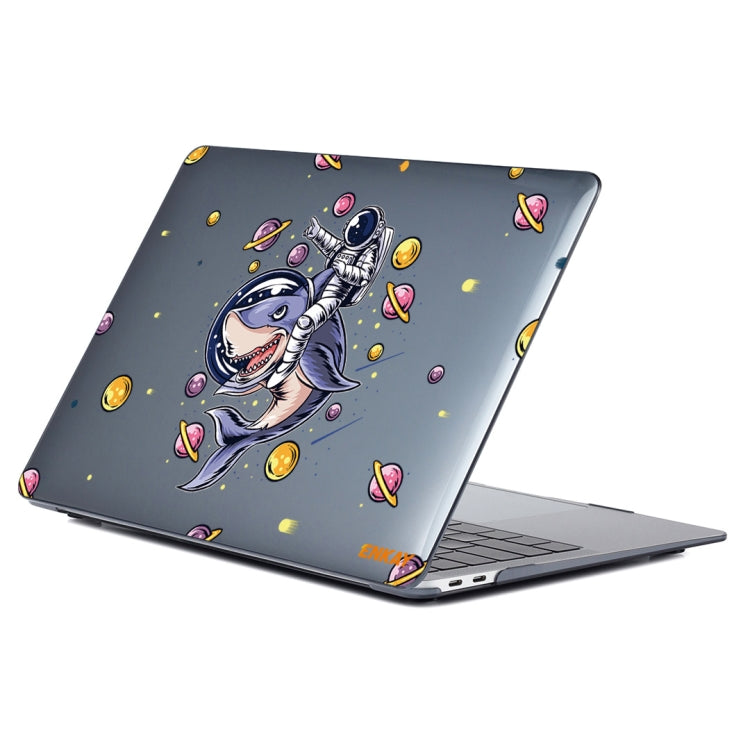 ENKAY Star Series Pattern Laotop Protective Crystal Case For MacBook Pro 14.2 inch A2442 (2021)(Shark Astronaut)