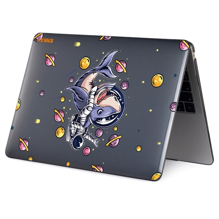 ENKAY Star Series Pattern Laotop Protective Crystal Case For MacBook Pro 14.2 inch A2442 (2021)(Shark Astronaut)