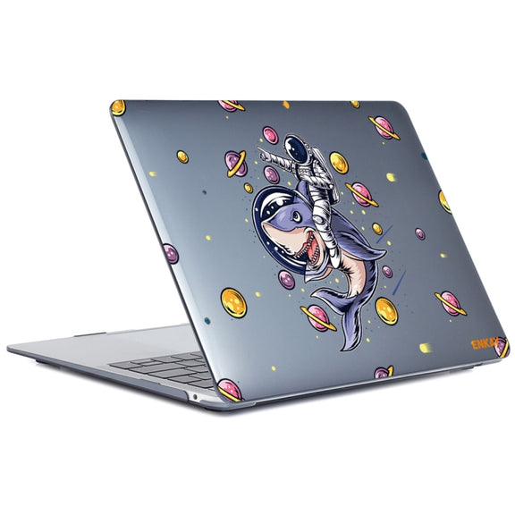 ENKAY Star Series Pattern Laotop Protective Crystal Case For MacBook Pro 16 inch A2141(Shark Astronaut)