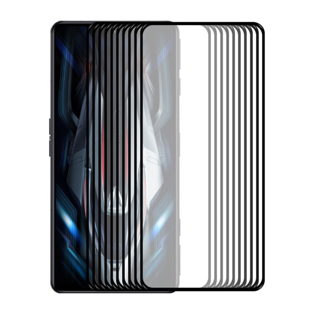 10 PCS For Xiaomi Redmi K50 Gaming / K50 ENKAY Full Glue 0.26mm 9H 2.5D Tempered Glass Full Film