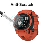 10 PCS ENKAY 0.2mm 9H Tempered Glass Screen Protector Watch Film Compatible with Garmin Instinct 2