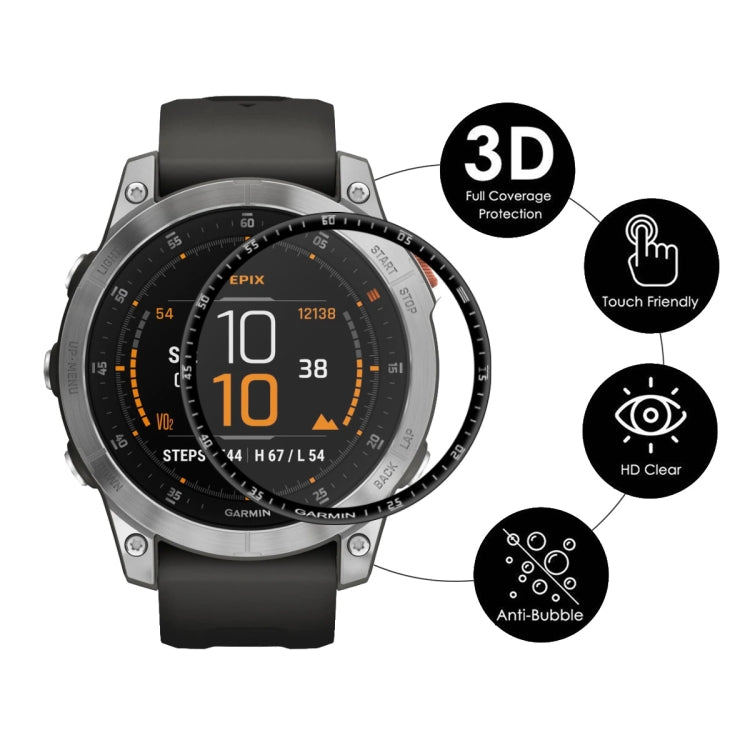 2 PCS ENKAY 3D Full Coverage Soft PC Edge + PMMA HD Screen Protector Film Compatible with Garmin Epix