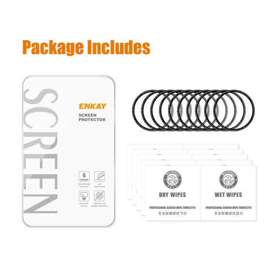 10 PCS ENKAY 3D Full Coverage Soft PC Edge + PMMA HD Screen Protector Film Compatible with Garmin Fenix 7