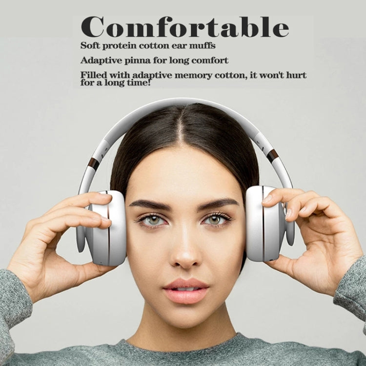 P6 Bluetooth 5.1 Wireless Stereo Headset with Microphone(Black)