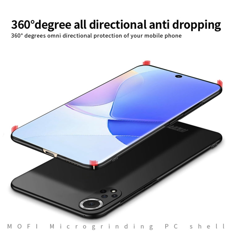 For Huawei Nova 9 MOFI Frosted PC Ultra-thin Hard Phone Case(Blue)