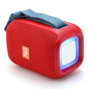 T&G TG339 RGB Light 5W Water-resistant Portable Bluetooth Speaker(Red)