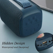 T&G TG339 RGB Light 5W Water-resistant Portable Bluetooth Speaker(Black)