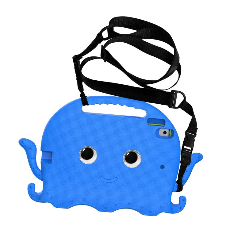 For iPad Air 3 10.5 2019 / Pro 10.5 Octopus Style EVA + PC Tablet Case with Strap(Blue)