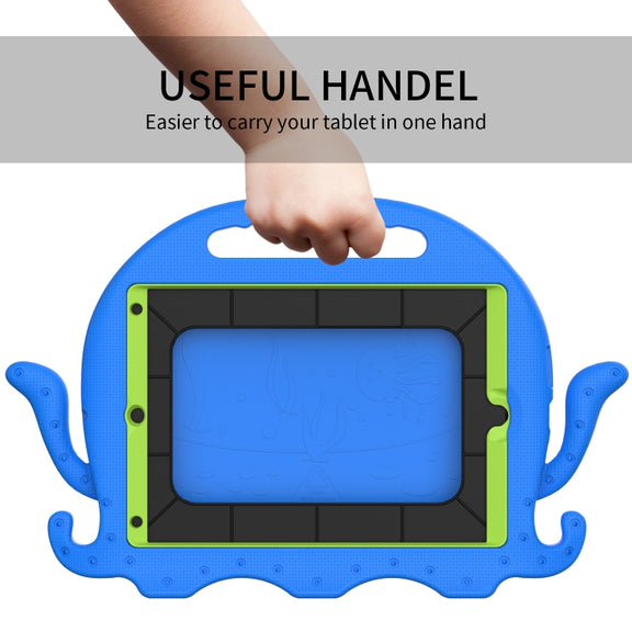 For iPad Air 3 10.5 2019 / Pro 10.5 Octopus Style EVA + PC Tablet Case with Strap(Blue)