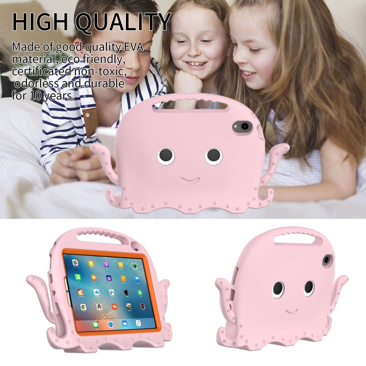 For iPad mini 6 / mini 2024 Octopus Style EVA Hybrid PC Tablet Case with Strap(Pink)