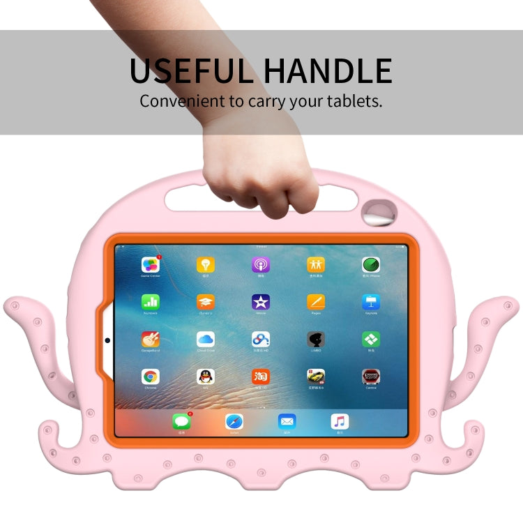 For iPad mini 6 / mini 2024 Octopus Style EVA Hybrid PC Tablet Case with Strap(Pink)