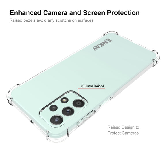 For Samsung Galaxy A23 ENKAY Clear TPU Shockproof Case
