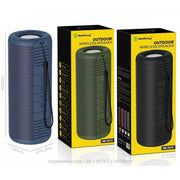NewRixing NR9019 TWS Portable Stereo Bluetooth Speaker Support TF Card / FM(Black)