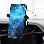 Car Air Outlet Gravity Six-point Linkage Mobile Phone Bracket