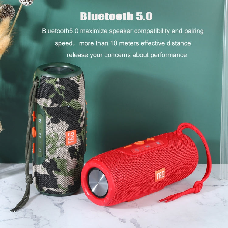 T&G TG341 TWS Portable Wireless Bluetooth HiFi Speaker(Blue)