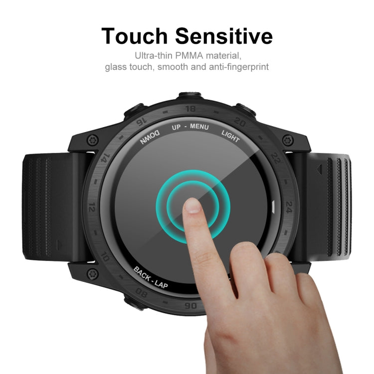 2 PCS Compatible with Garmin Tactix 7 / 7 Pro ENKAY 3D Full Coverage Soft PC Edge + PMMA HD Screen Watch Film