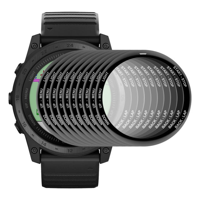 10 PCS Compatible with Garmin Tactix 7 / 7 Pro ENKAY 3D Full Coverage Soft PC Edge + PMMA HD Screen Watch Film