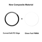2 PCS For Huawei Watch GT 3 Pro 46mm ENKAY 3D Full Coverage Soft PC Edge + PMMA HD Screen Watch Film