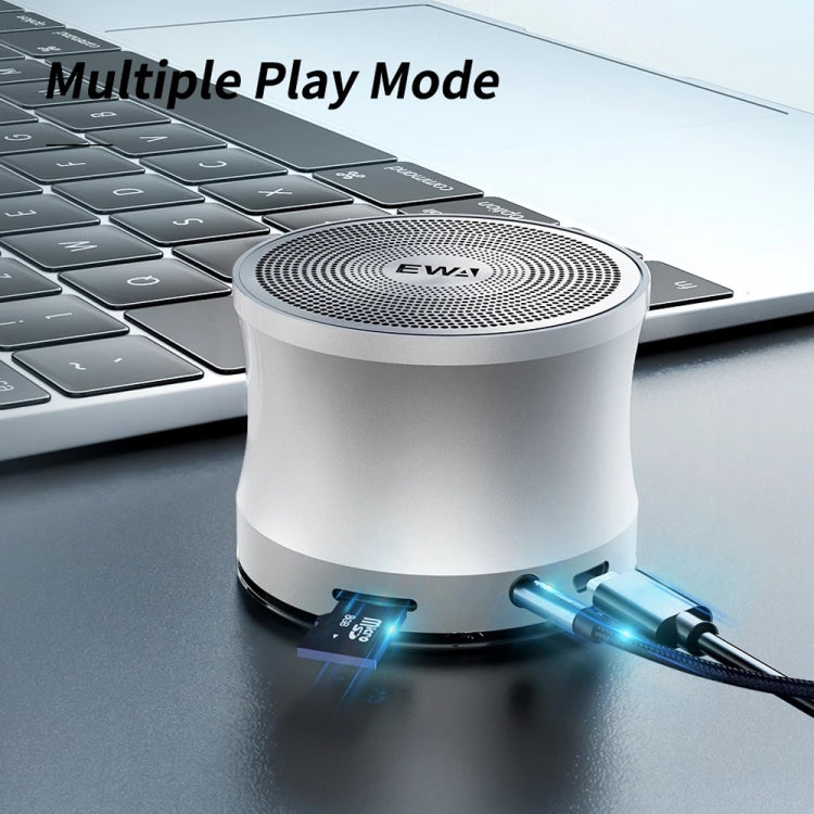EWA A109+ TWS Stereo Portable Metal Bluetooth Speaker(Blue)