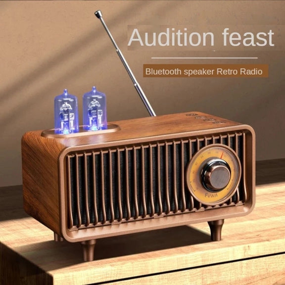 Oneder B9 Retro Indoor Wireless Portable Bluetooth Speaker(Browm)