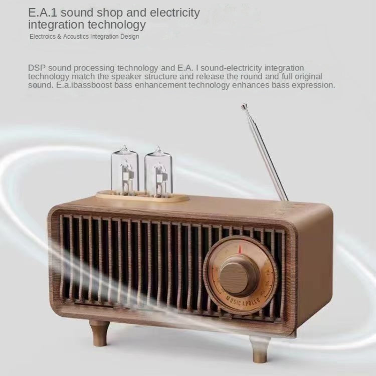 Oneder B9 Retro Indoor Wireless Portable Bluetooth Speaker(Browm)