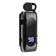 K55 Retractable Cable BT5.2 Smart In-ear Single Sports Earphone(Black) - Sport Earphone by PMC TechLife | Online Shopping South Africa | PMC TechLife
