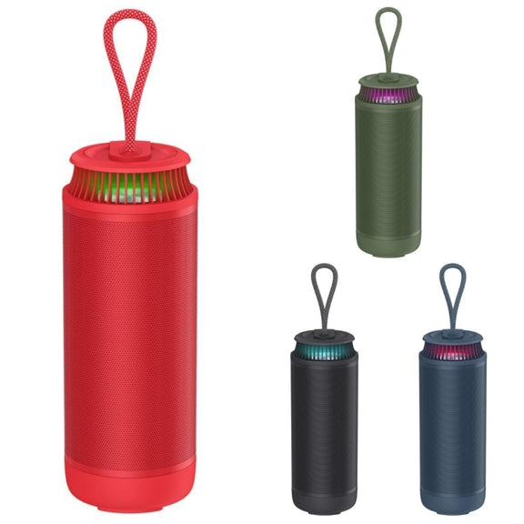 NewRixing NR9015 14W Portable IPX6 Water-resistant TWS Stereo Bluetooth Speaker(Green)