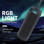 NewRixing NR9015 14W Portable IPX6 Water-resistant TWS Stereo Bluetooth Speaker(Green)