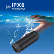 NewRixing NR9015 14W Portable IPX6 Water-resistant TWS Stereo Bluetooth Speaker(Red)