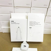 TE-P2 PD20W USB-C / Type-C Car Charger with Type-C to Type-C Data Cable(White)